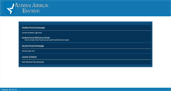 Desktop Screenshot of mycampus.national.edu